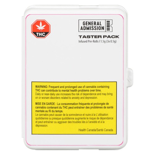 General admission distillate taster pack