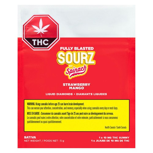 Fully Blasted Strawberry Mango Gummies