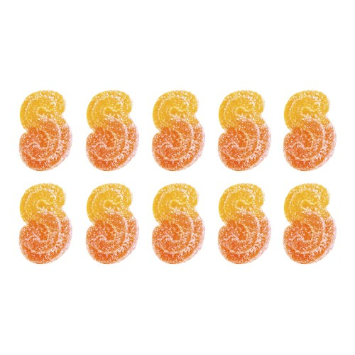 Fully Blasted Peach Orange Gummies
