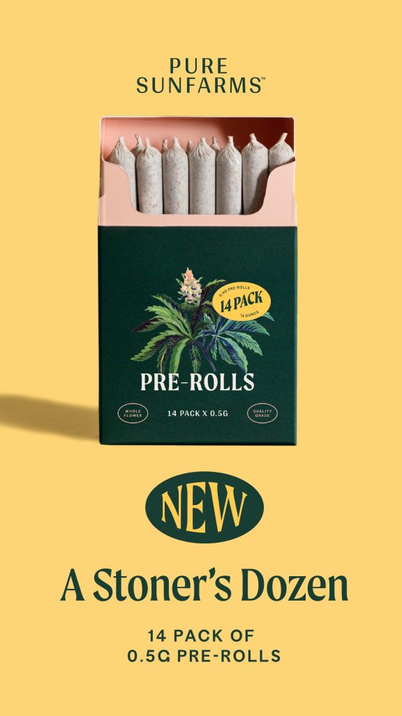 Jet Fuel Gelato by Pure Sunfarms. A Stoner's Dozen! Grassroots